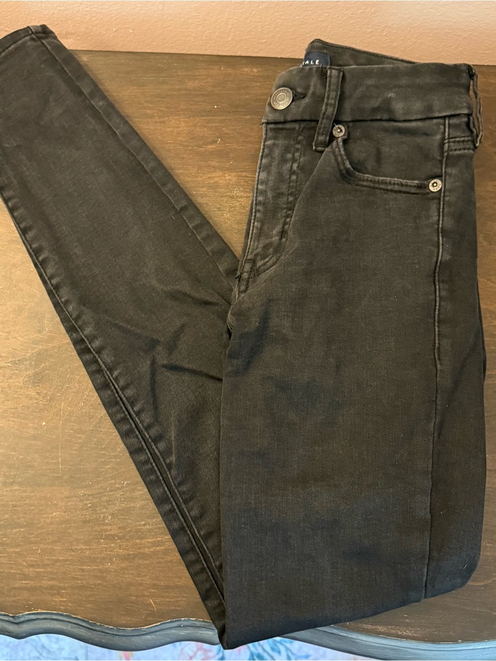 Aeropostale Black High-Rise Curvy Jegging